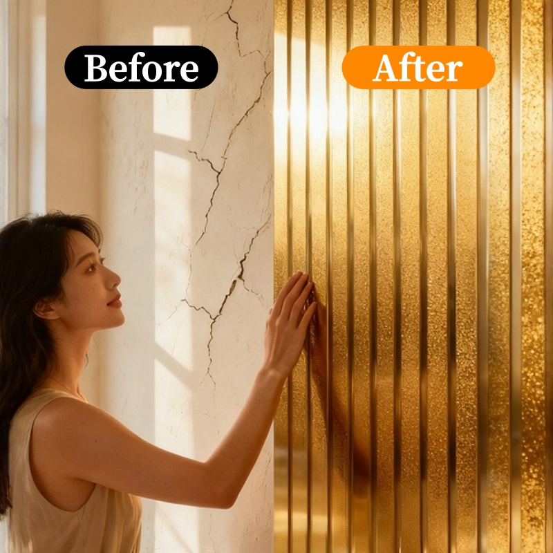 Luxury Gold Stripe Contact Pap - Luxury Lifestyle Wallpaper review and price