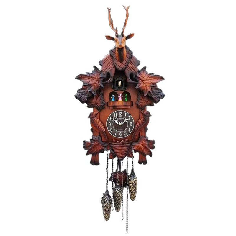 Cuckoo Wall Clock Solid Wood C - Luxury Lifestyle Us review and price