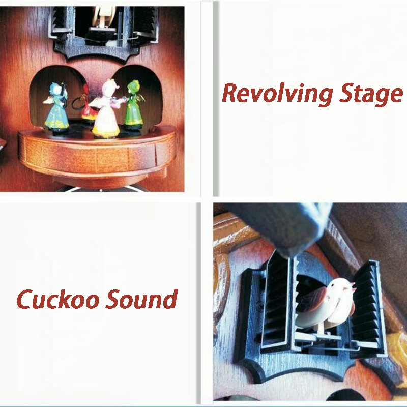 Cuckoo Wall Clock Solid Wood C - Luxury Lifestyle Us review and price