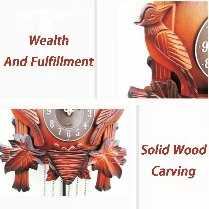 Cuckoo Wall Clock Solid Wood C - Luxury Lifestyle Us review and price