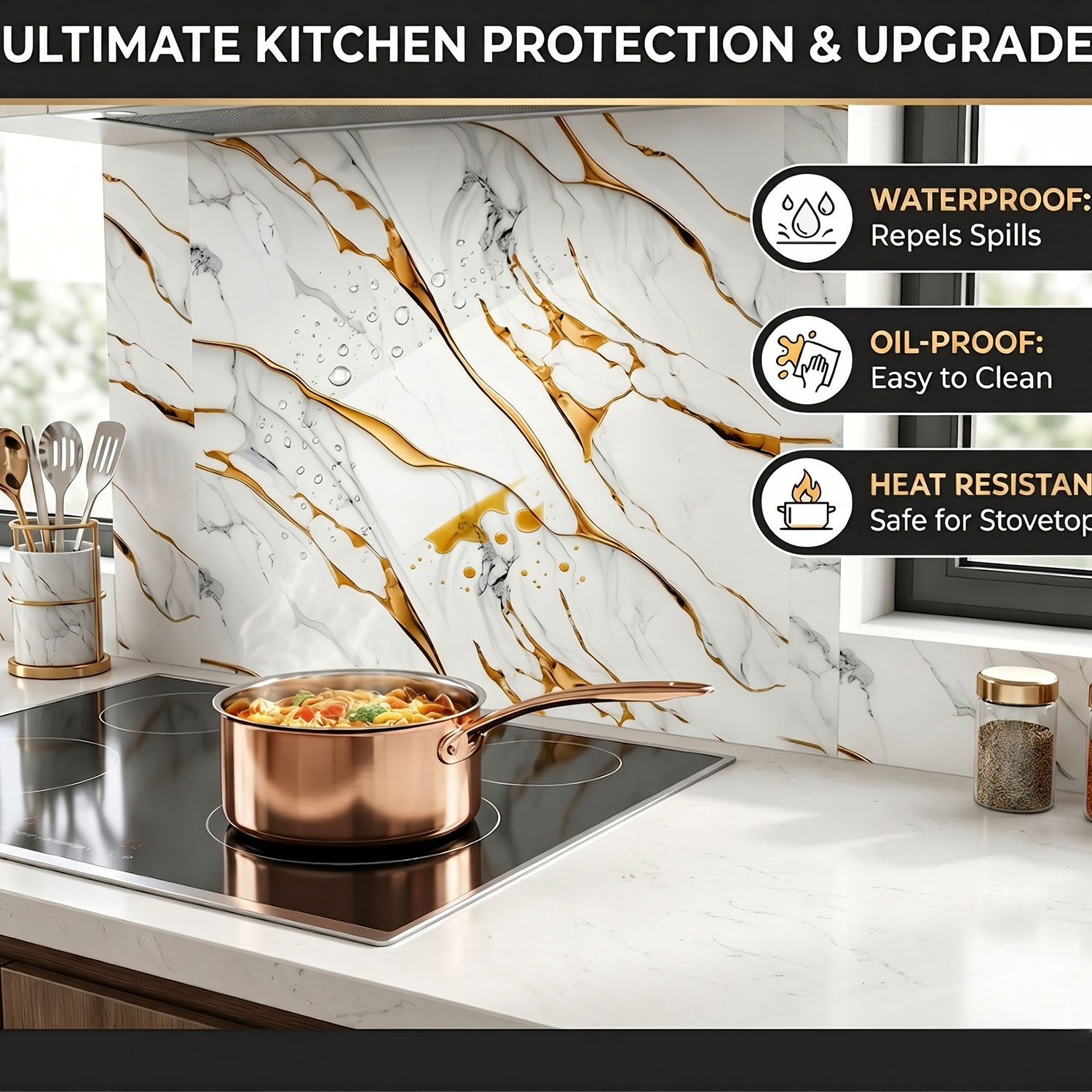 1 Roll Waterproof Self-Adhesiv - Luxury Lifestyle Wallpaper review and price