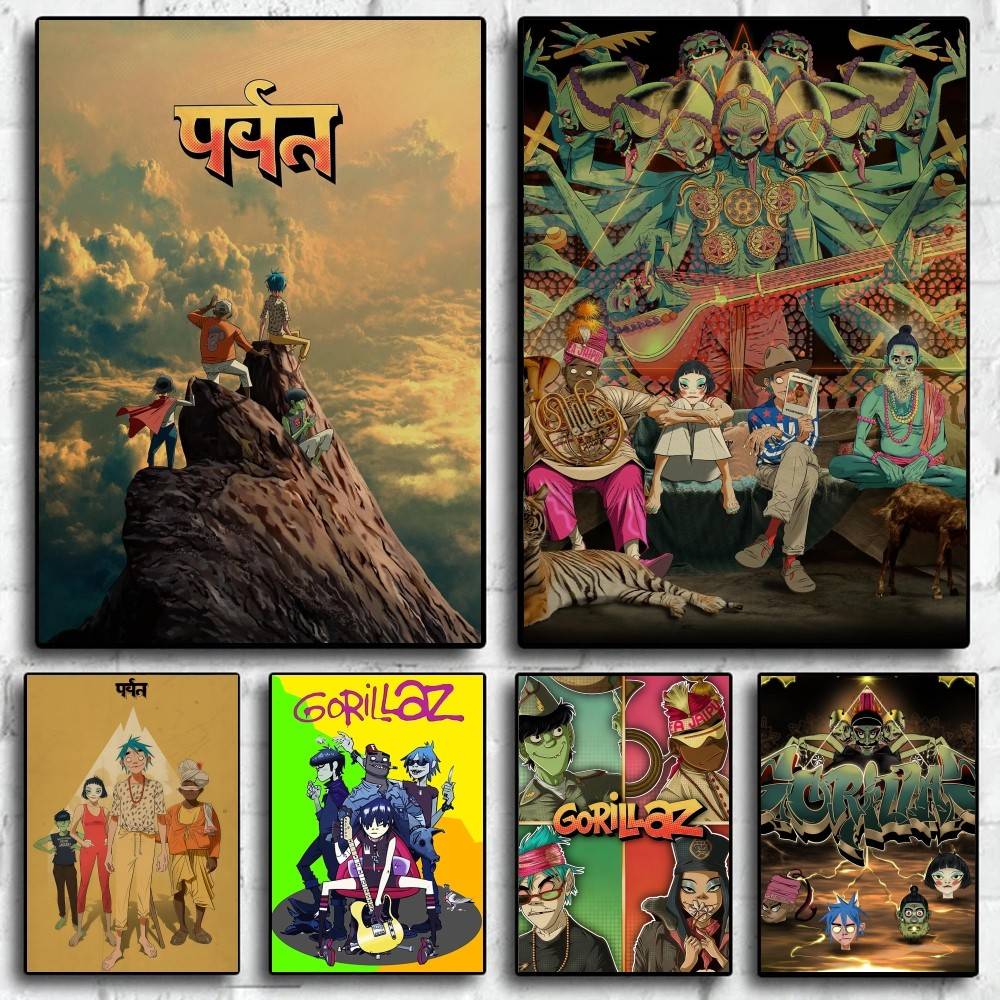 band G-gorillaz The Mountain   - Luxury Lifestyle Wallpaper review and price