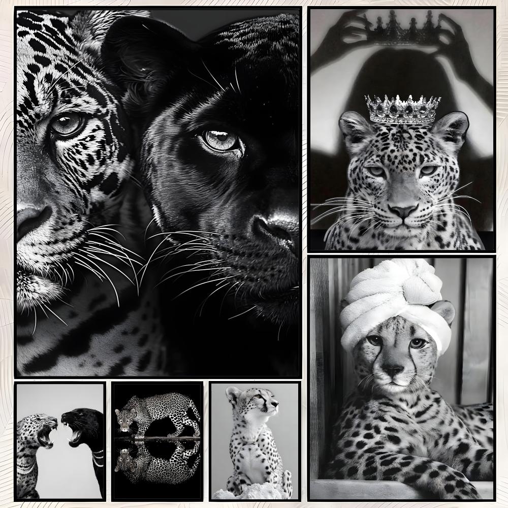 Luxury Black And White Leopard - Luxury Lifestyle Wallpaper review and price