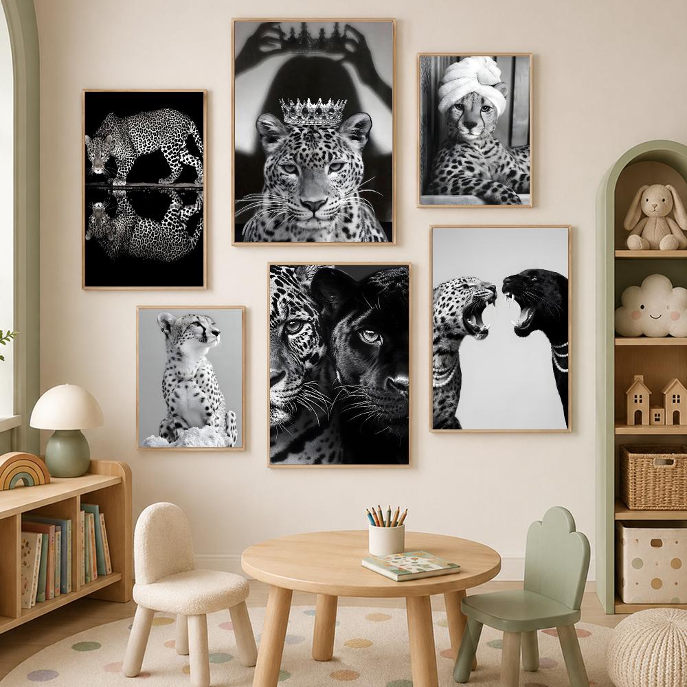 Luxury Black And White Leopard - Luxury Lifestyle Wallpaper review and price