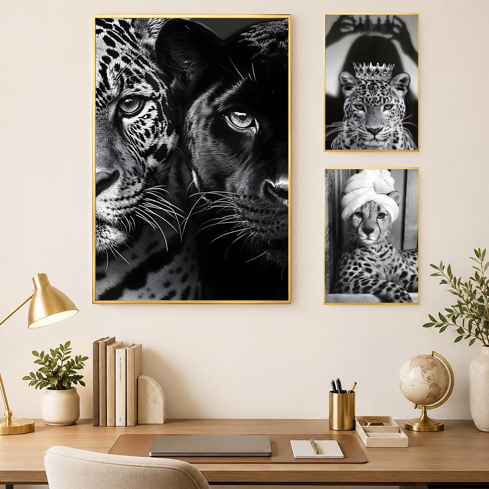 Luxury Black And White Leopard - Luxury Lifestyle Wallpaper review and price