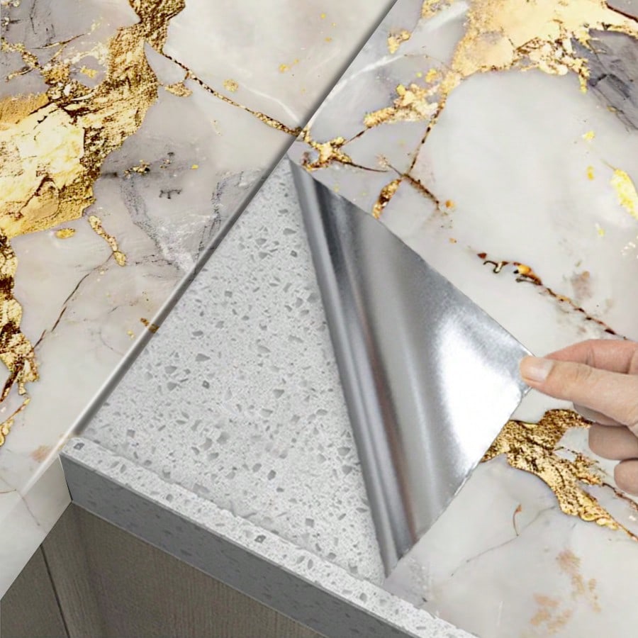 1roll Waterproof Marble Peel a - Luxury Lifestyle Wallpaper review and price