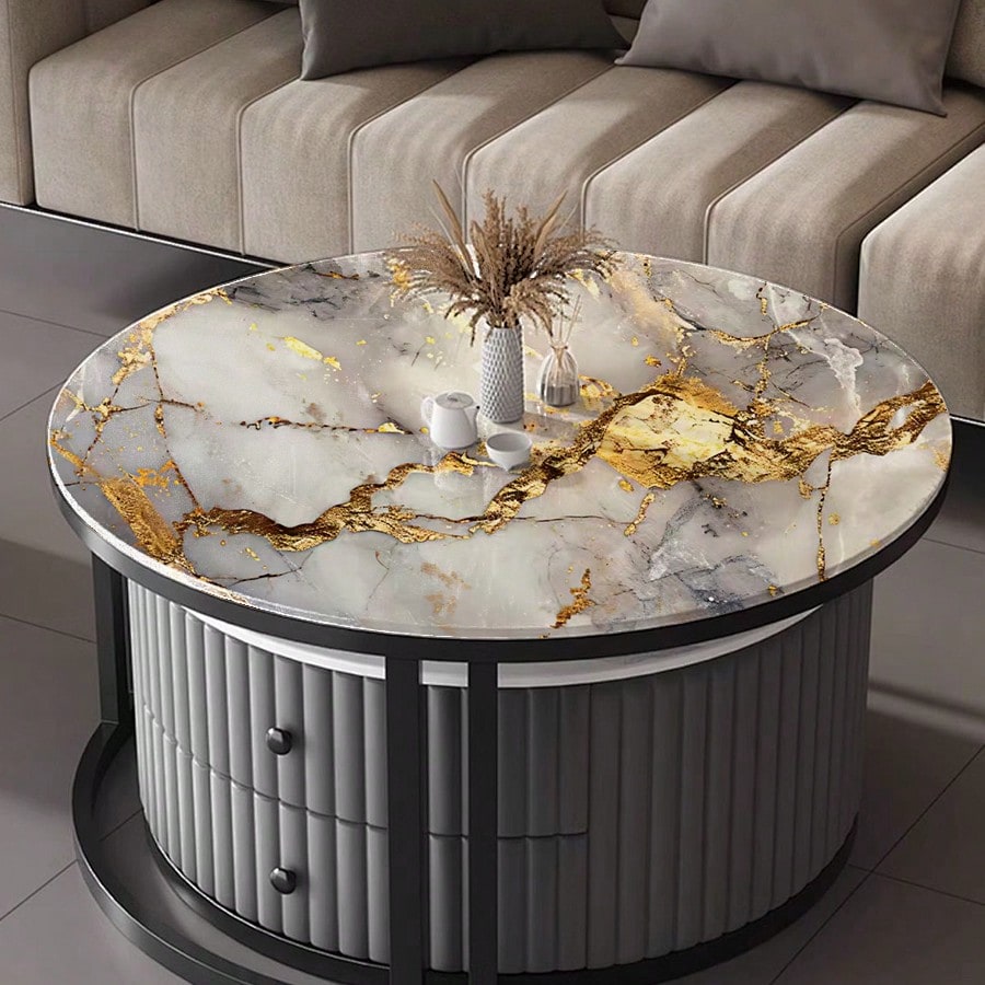 1roll Waterproof Marble Peel a - Luxury Lifestyle Wallpaper review and price